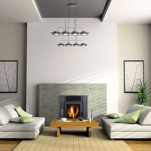 Otello inserto a pellet e policombustibile