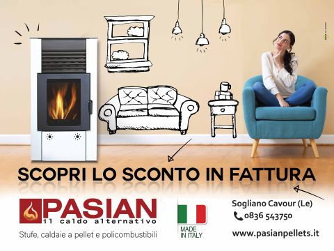 Approfitta dello sconto in fattura per la tua nuova stufa a pellet senza canna fumaria!