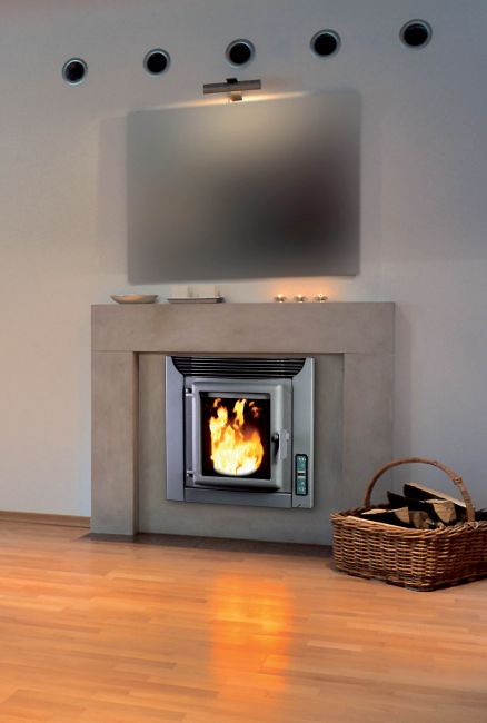 Inserto camino a pellet